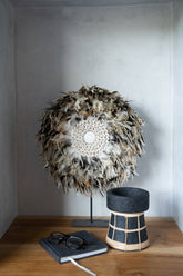 De Serene Kaarsenhouder - Zwart Naturel - M - WeAreTables